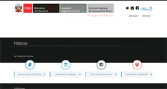Desktop Screenshot of drepasco.gob.pe
